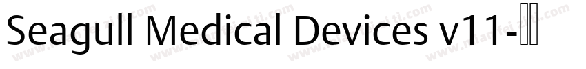 Seagull Medical Devices v11字体转换